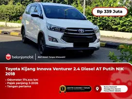 Toyota Kijang Innova Venturer 2.4 Diesel AT Putih 2018/2019