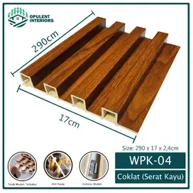 Wpc panel (PREMIUM) 2,9 meter/kisi-kisi/Wallpanel PUSAT PABRIK WPC