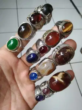 Cincin batu akik permata