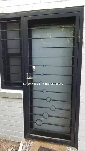 Teralis pintu dan jendela, keamanan ganda | terima pemasangan Bandung