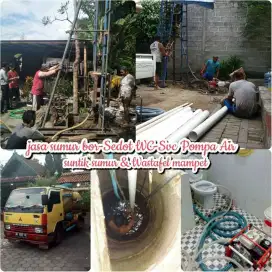 SERVICE SERVIS POMPA AIR AHLI SUMUR BOR JOGJA SUNTIK GALI  SEDOT WC