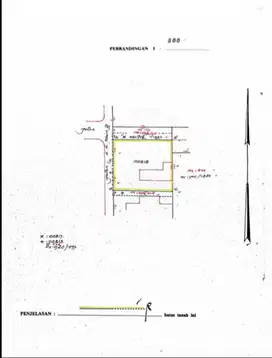 Jual Tanah 466 M2 di Cipete Utara jl KH Naim Kebayoran Baru