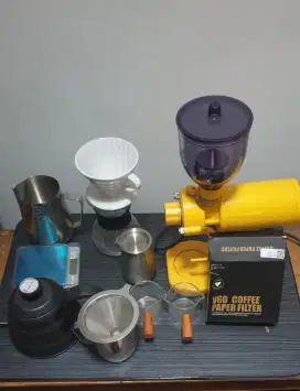 JUAL CEPAT SATU PAKET PERLENGKAPAN KOPI