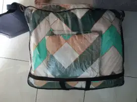 Bed cover set dgn sarung bantal baru
