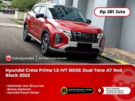 [PANORAMIC] Hyundai Creta Prime 1.5 IVT BOSE Two Tone AT Red 2022/2023