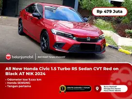 LIKE NEW !! HONDA CIVIC TURBO RS SEDAN 2024 / 2025 MERAH