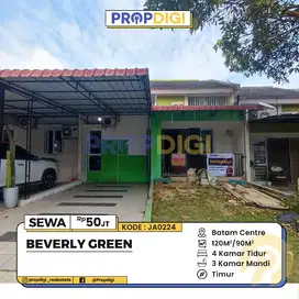 disewakan rumah batam centre beverly green  semi furnished