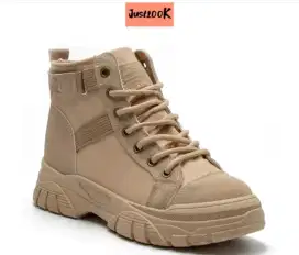 JustLook Yoonsol Sepatu Sneakers Boot Wanita Sneakers Shoes