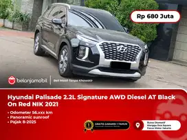 [PANORAMIC] Hyundai Palisade 2.2L Signature AWD Diesel AT Black 2021