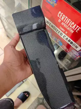 Tatakan CVT yamaha nouvo motif carbon kotak old