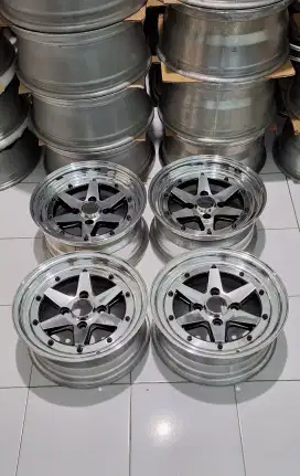 Velg ssr longchamp. R15×6+6,5in. Pcd 4×114.ET15.ori..made in japan