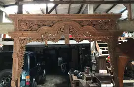 kusen gebyok buatan lama kayu jati tua