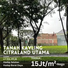 TERFAVORITE! DIJUAL KAVLING HOOK RAYA RAFFLES GARDEN CITRALAND!