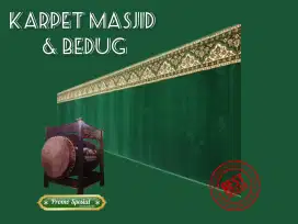 Ada karpet masjid dan Bedug