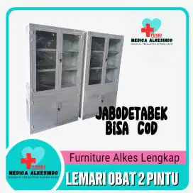 lemari obat 2 pintu
