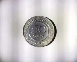 Uang Koin 50 SEN Tahun 1959