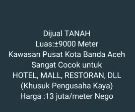 di JUAL TANAH LUAS Strategis