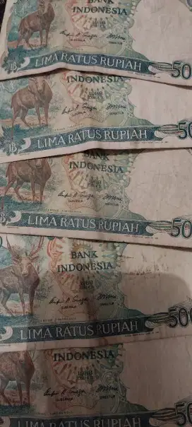 Uang lama 5 lembar