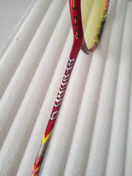 Raket badminton Hi-qua reborn9 ful senar up 32lbs ultimate carbon ori