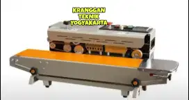 (KRANGGAN TEKNIK)continuous band sealer horizontal mesin press plastik