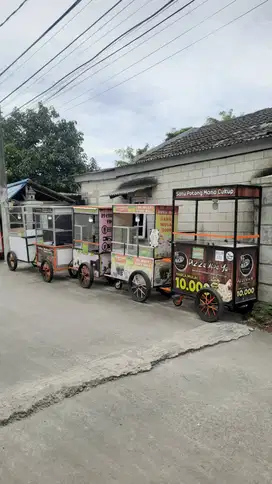 grobak es jus buah/ jualan buah-buahan/ gorengan/warkop/ warteg/ / DLL