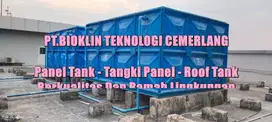 Tangki Panel, Rooftank Kotak, Toren Air FRP, Tangki Air Kotak, Roof Ta