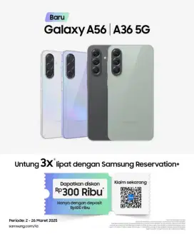 Samsung A36 12/256gb segel garansi resmi sein