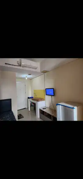 disewa apartemen green lake sunter,studio furnished,view kolam renang