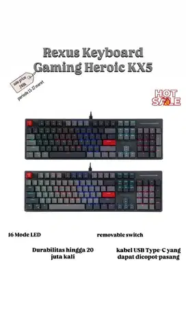 keyboard rexus heroic KX5