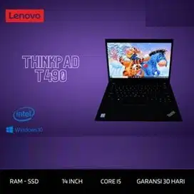 Laptop Lenovo Thinkpad T490 Core I5 GEN 8 Ram 8/256Gb FHD Mulus R-RC