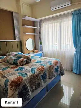 Apartemen solo paragon tipe 2 bedrooms fasilitas kolam renang