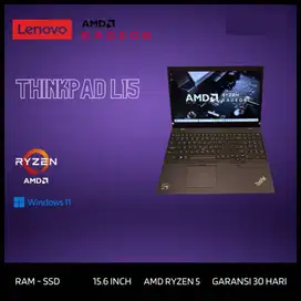 Lenovo Thinkpad L15 Amd Ryzen 5pro 4650u Ram 8/256Gb Mulus R-RC