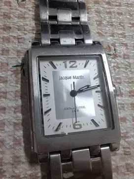 PRELOVED JAM TANGAN ORIGINAL JACQUE MARTIN TANK QUARTZ