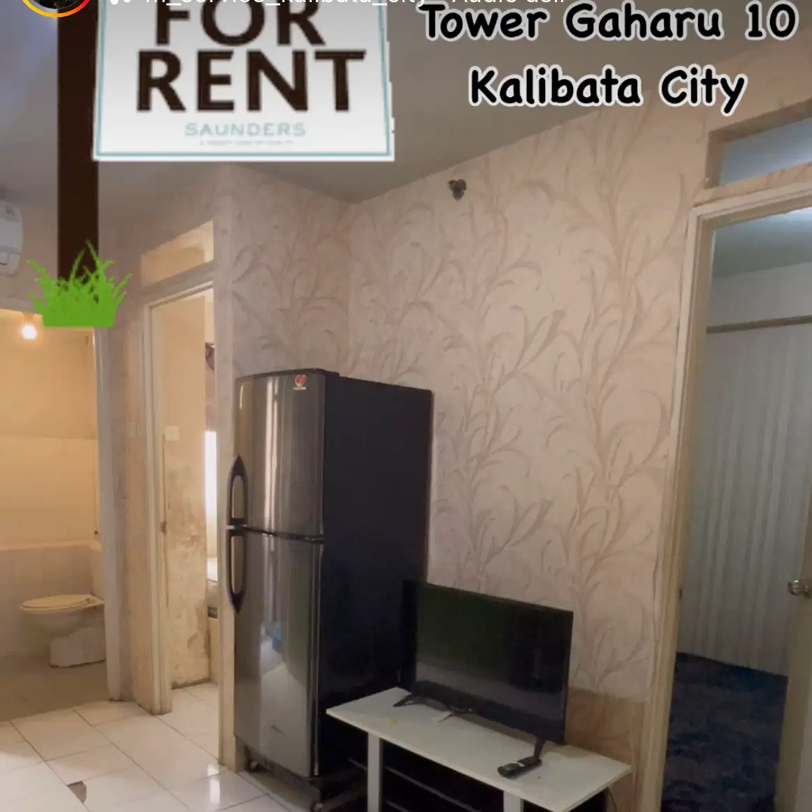 sewa tahunan 2 kamar Renovasi Baru apartemen kalibata city