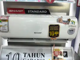 Ac Sharp setengah pk standar, bisa cicilan menggunakan KTP saja
