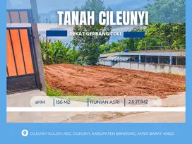 TANAH LUASAN 100 AN M2 AREA KOMPLEK DPR CILEUNYI SHM