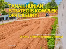GOKIL! TANAH AREA KOMPLEK DPR CILEUNYI DEKAT TOLL CILEUNYI DIJUAL