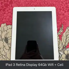 IPad 3 64Gb Wifi+Cell (Mint Condition) / IPad 2 32Gb Wifi only