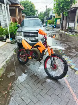 Trail basic satria 2 tak 6 speed