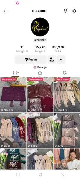 Dicari host live cewek dan tukang paking paket online hijab