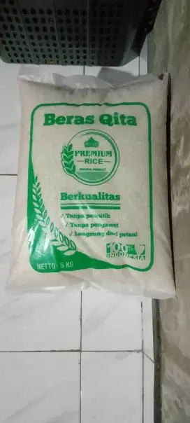 Beras kemasan 5 kg