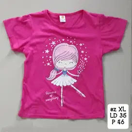 Kaos anak perempuan sz XL, preloved