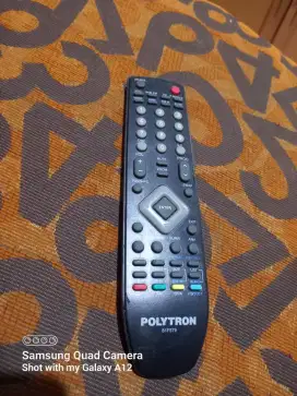 Original remote tv polytron,fungsi normal