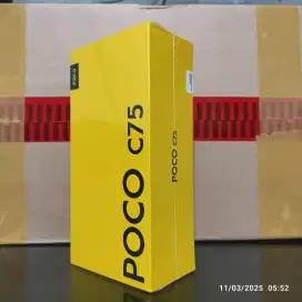 Poco C75 6/128GB Baru dan Garansi Resmi
