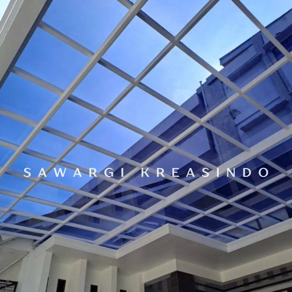 Kanopi atap solarflat, alderon, spandek dll murah Bandung Cimahi