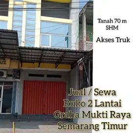 Jual Sewa Ruko 2 Lantai Akses Truk Graha Mukti Raya Semarang Timur