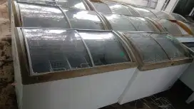 Freezer 330 liter slide siap pakai normal bisa diantar