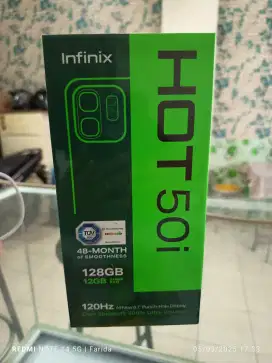Infinix hot 50i 6+6/128gb baru garansi resmi bisa TT kredit