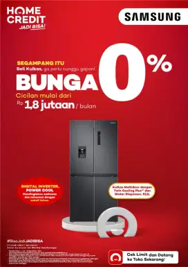Segampang Itu Credit Kulkas Samsung Multidoor Bunga 0%