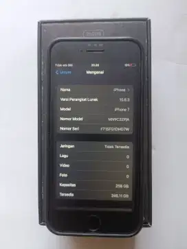 iPhone 7 256Gb FULLSET ada Headset, HARGA NETT